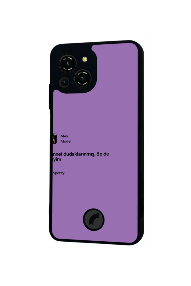 Reeder S23 Pro Max Uyumlu Sarki Sozleri Tasarımlı Glossy Premium Kılıf