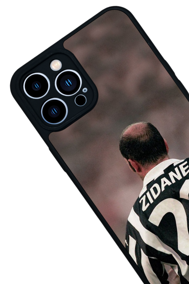 iPhone 12 Pro Max Uyumlu Zidane Tasarımlı Glossy Premium Kılıf