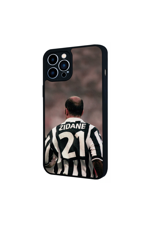 iPhone 12 Pro Max Uyumlu Zidane Tasarımlı Glossy Premium Kılıf