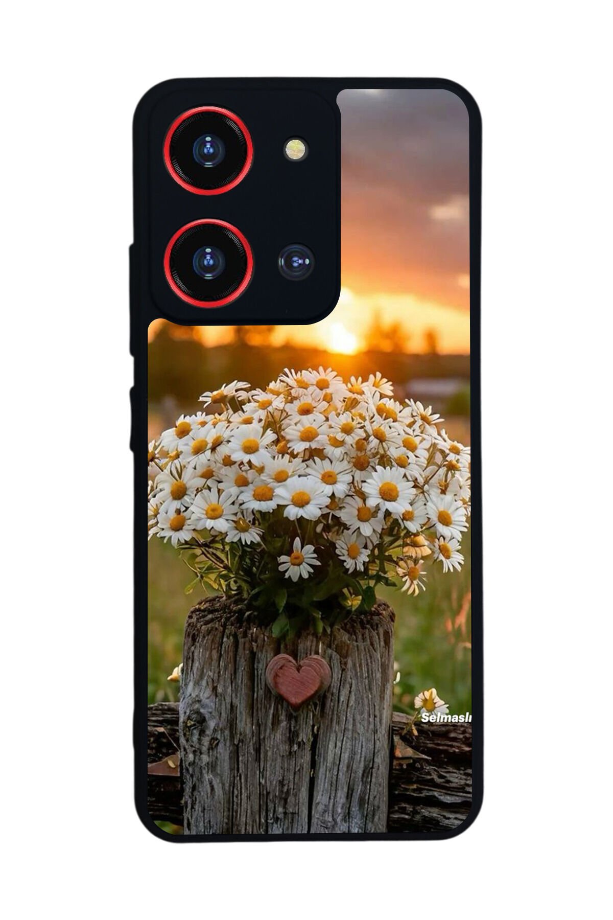 Reeder S19 Max Pro S ZOOM Uyumlu Cicek Tasarımlı Glossy Premium Kılıf