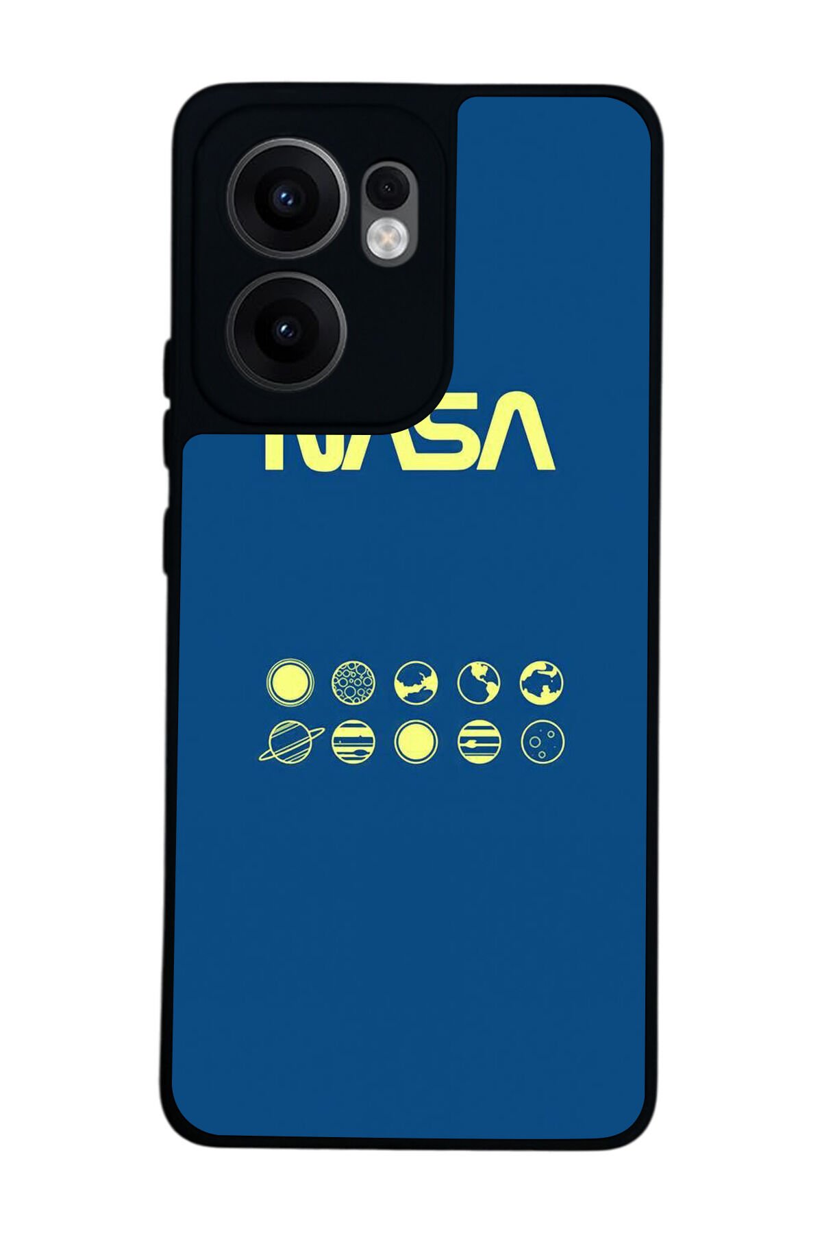 Oppo Reno 13F Uyumlu Nasa Tasarımlı Glossy Premium Kılıf