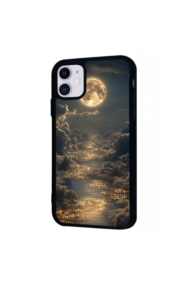 iPhone 11 Uyumlu Ay Tasarımlı Glossy Premium Kılıf