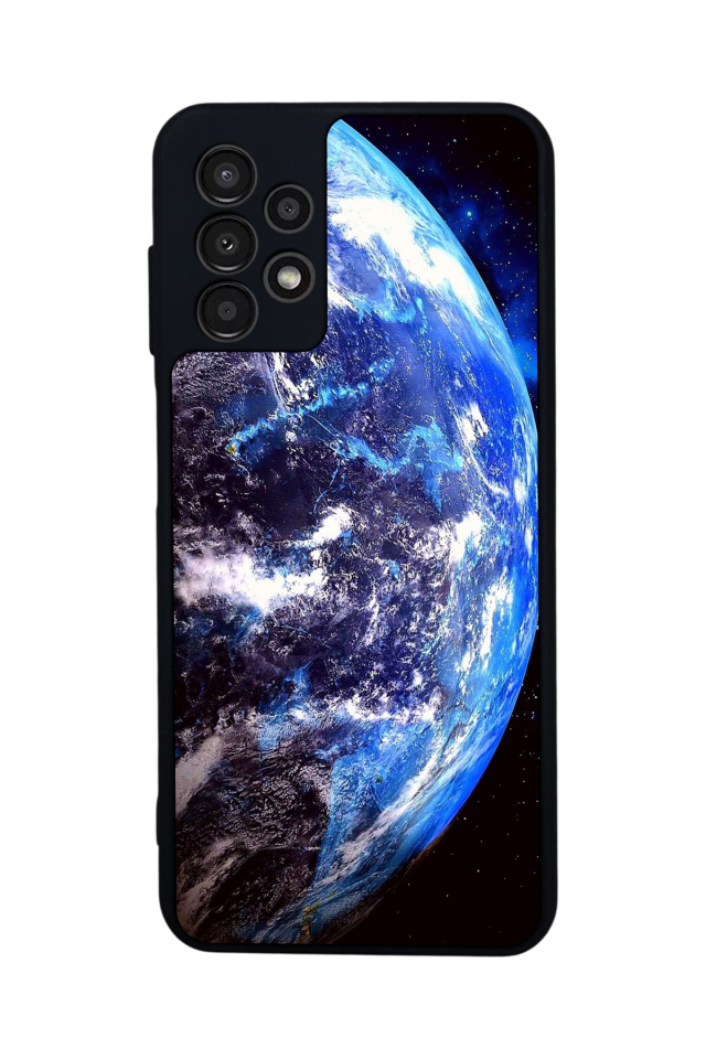 Samsung Galaxy A13 Uyumlu Ay Tasarımlı Glossy Premium Kılıf