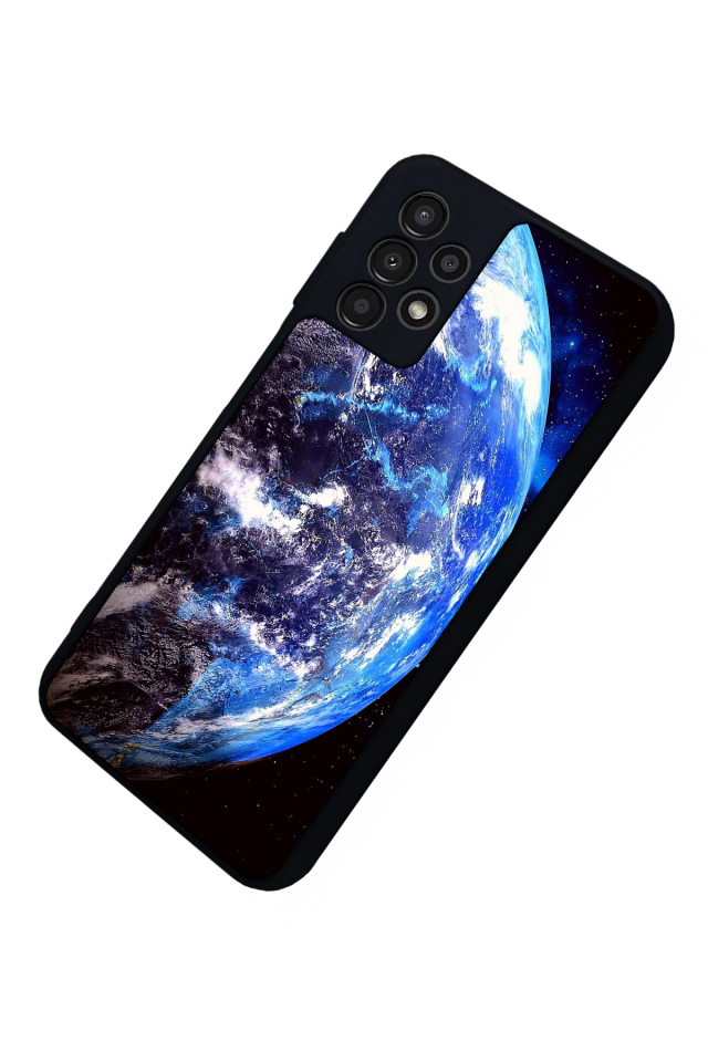 Samsung Galaxy A13 Uyumlu Ay Tasarımlı Glossy Premium Kılıf