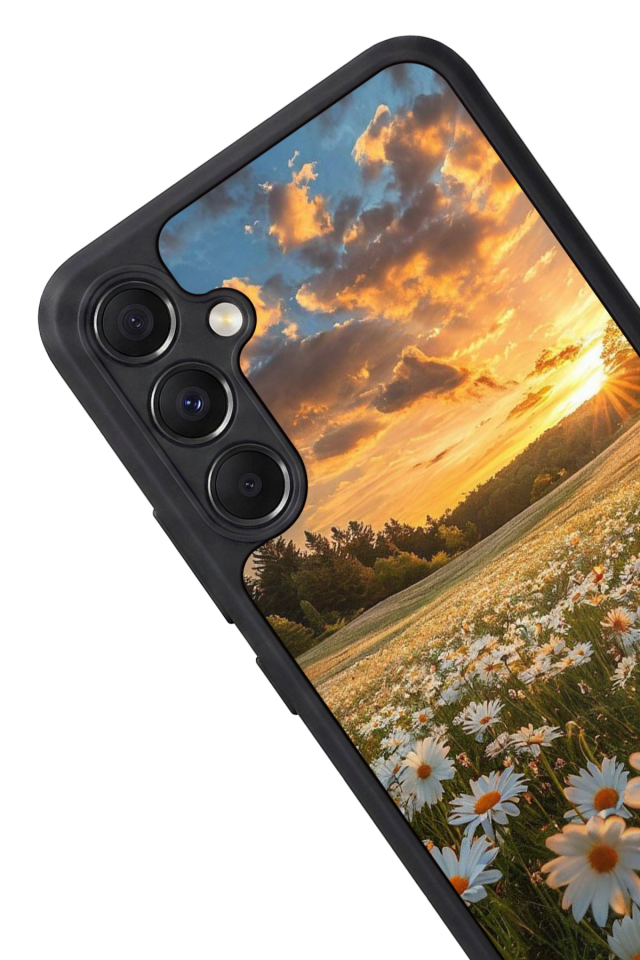 Samsung Galaxy A34 Uyumlu Cicek Tasarımlı Glossy Premium Kılıf