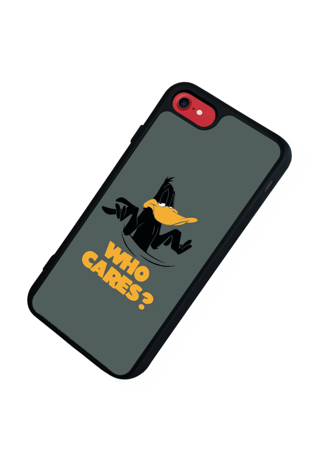 iPhone SE Uyumlu Daffy duck Tasarımlı Glossy Premium Kılıf