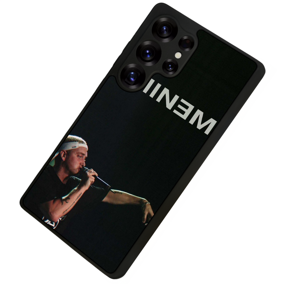 Samsung Galaxy S25 Ultra Uyumlu Eminem Tasarımlı Glossy Premium Kılıf