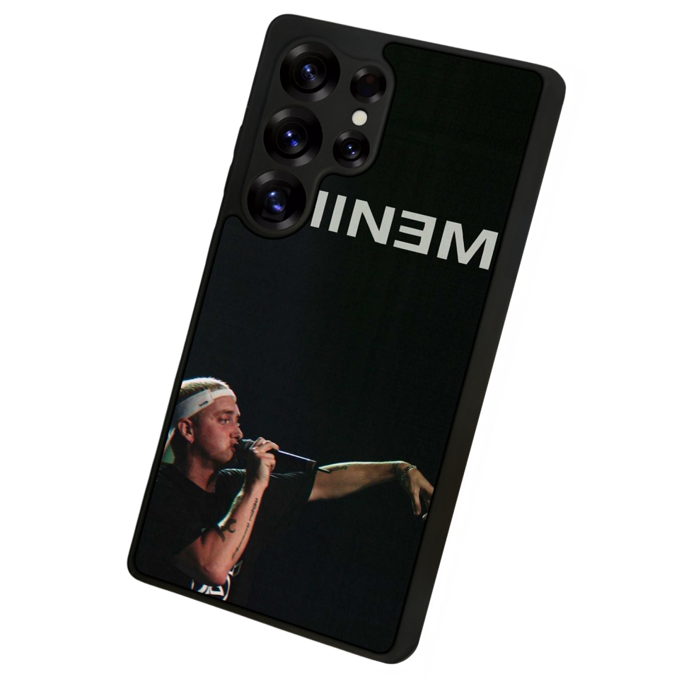 Samsung Galaxy S25 Ultra Uyumlu Eminem Tasarımlı Glossy Premium Kılıf