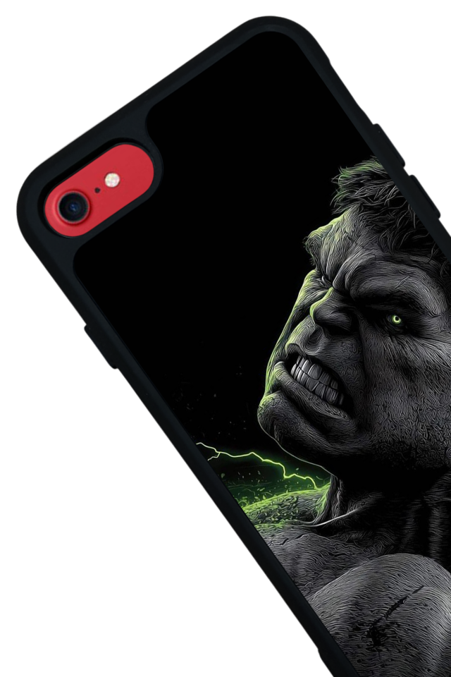 iPhone 8 Uyumlu Hulk Tasarımlı Glossy Premium Kılıf