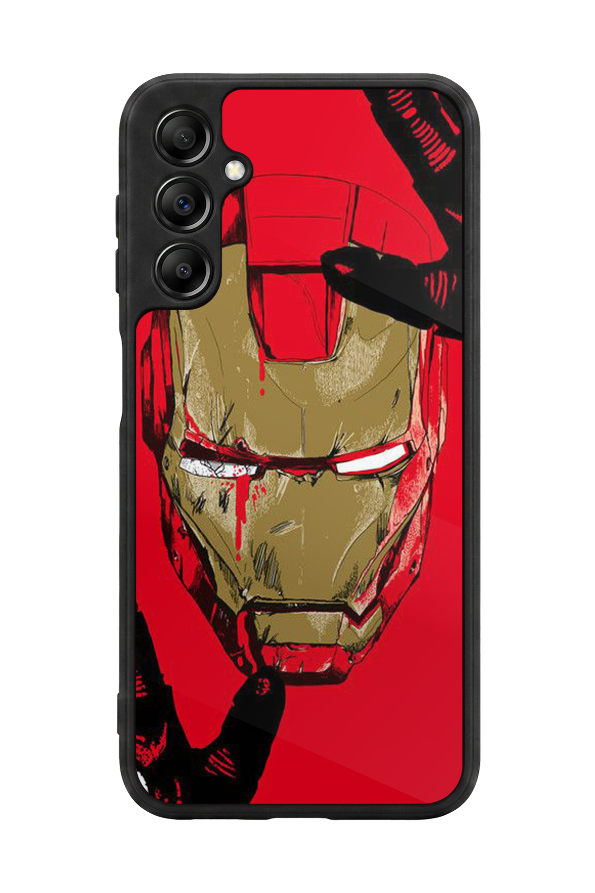 Samsung Galaxy A14 Uyumlu  Iron Man ( Demir Adam ) Tasarımlı Glossy Premium Kılıf