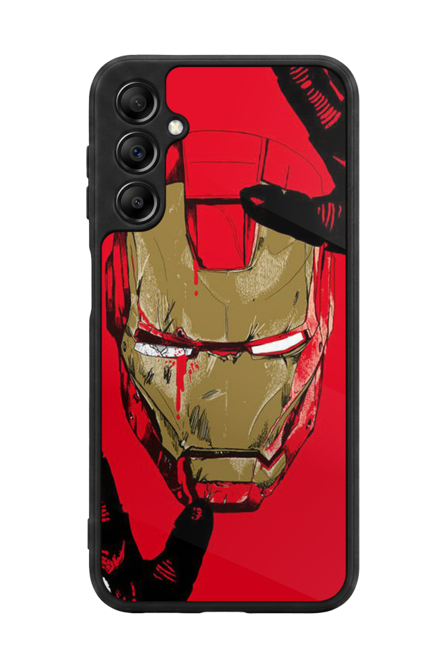 Samsung Galaxy A14 Uyumlu  Iron Man ( Demir Adam ) Tasarımlı Glossy Premium Kılıf