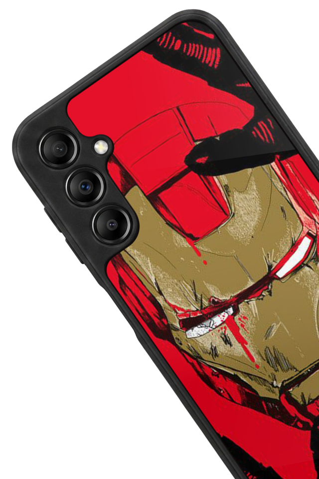 Samsung Galaxy A14 Uyumlu  Iron Man ( Demir Adam ) Tasarımlı Glossy Premium Kılıf