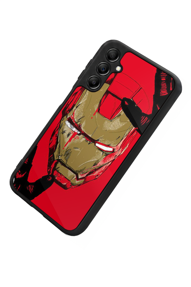 Samsung Galaxy A14 Uyumlu  Iron Man ( Demir Adam ) Tasarımlı Glossy Premium Kılıf
