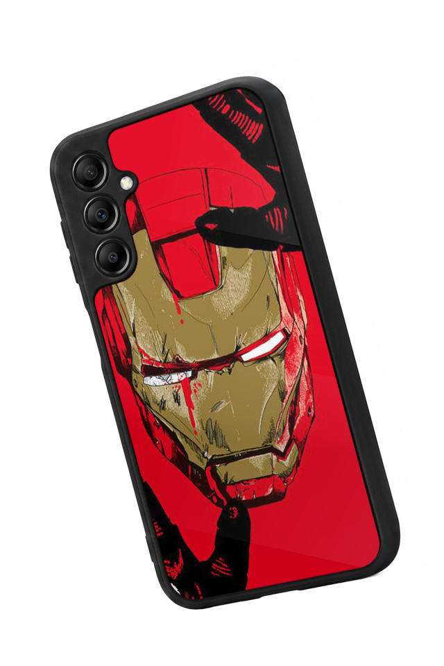 Samsung Galaxy A14 Uyumlu  Iron Man ( Demir Adam ) Tasarımlı Glossy Premium Kılıf