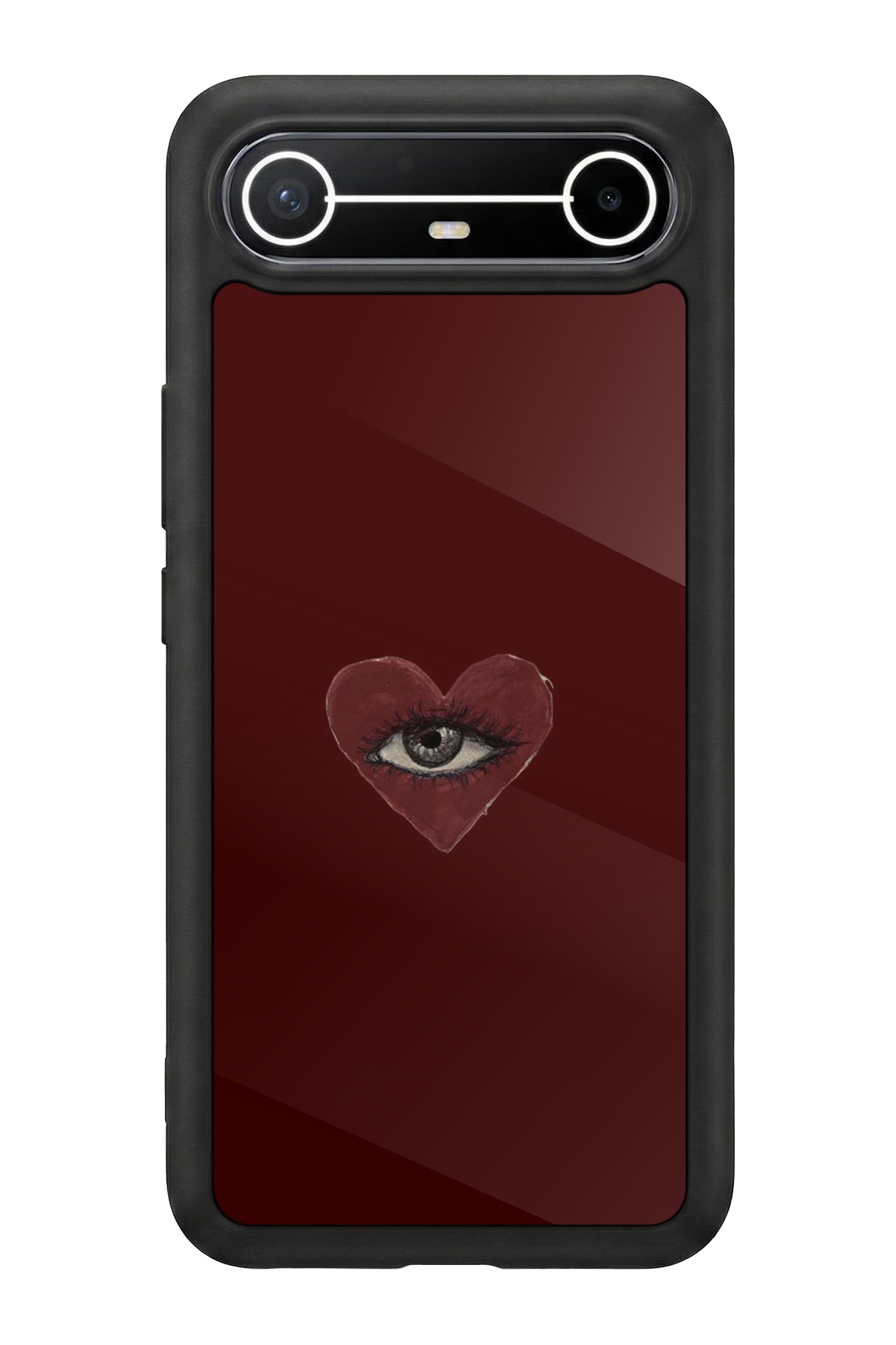 Tecno Spark Slim 5G Uyumlu Kalp Love Tasarımlı Glossy Premium Kılıf