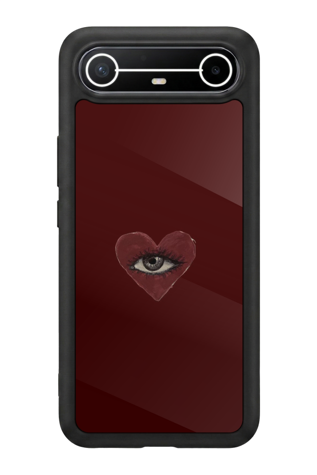 Tecno Spark Slim 5G Uyumlu Kalp Love Tasarımlı Glossy Premium Kılıf