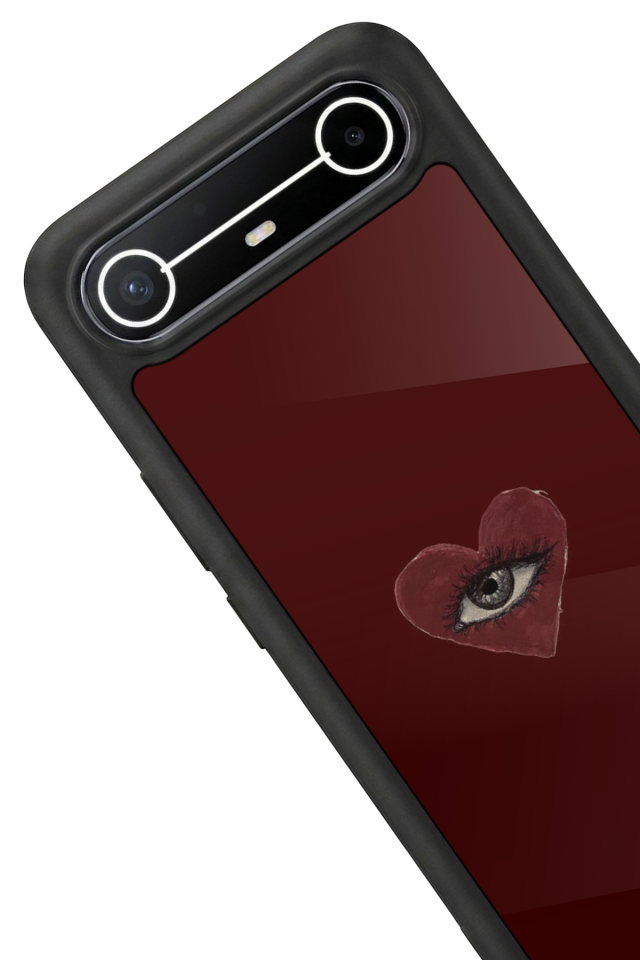 Tecno Spark Slim 5G Uyumlu Kalp Love Tasarımlı Glossy Premium Kılıf