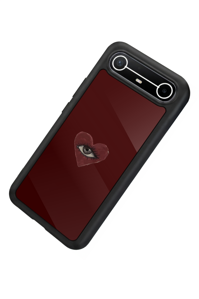 Tecno Spark Slim 5G Uyumlu Kalp Love Tasarımlı Glossy Premium Kılıf