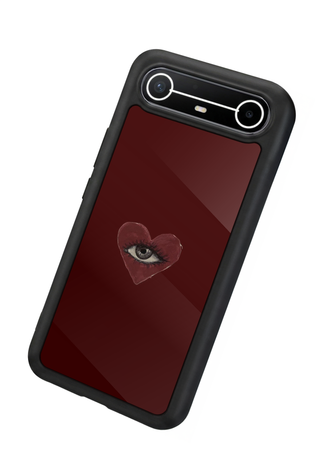 Tecno Spark Slim 5G Uyumlu Kalp Love Tasarımlı Glossy Premium Kılıf