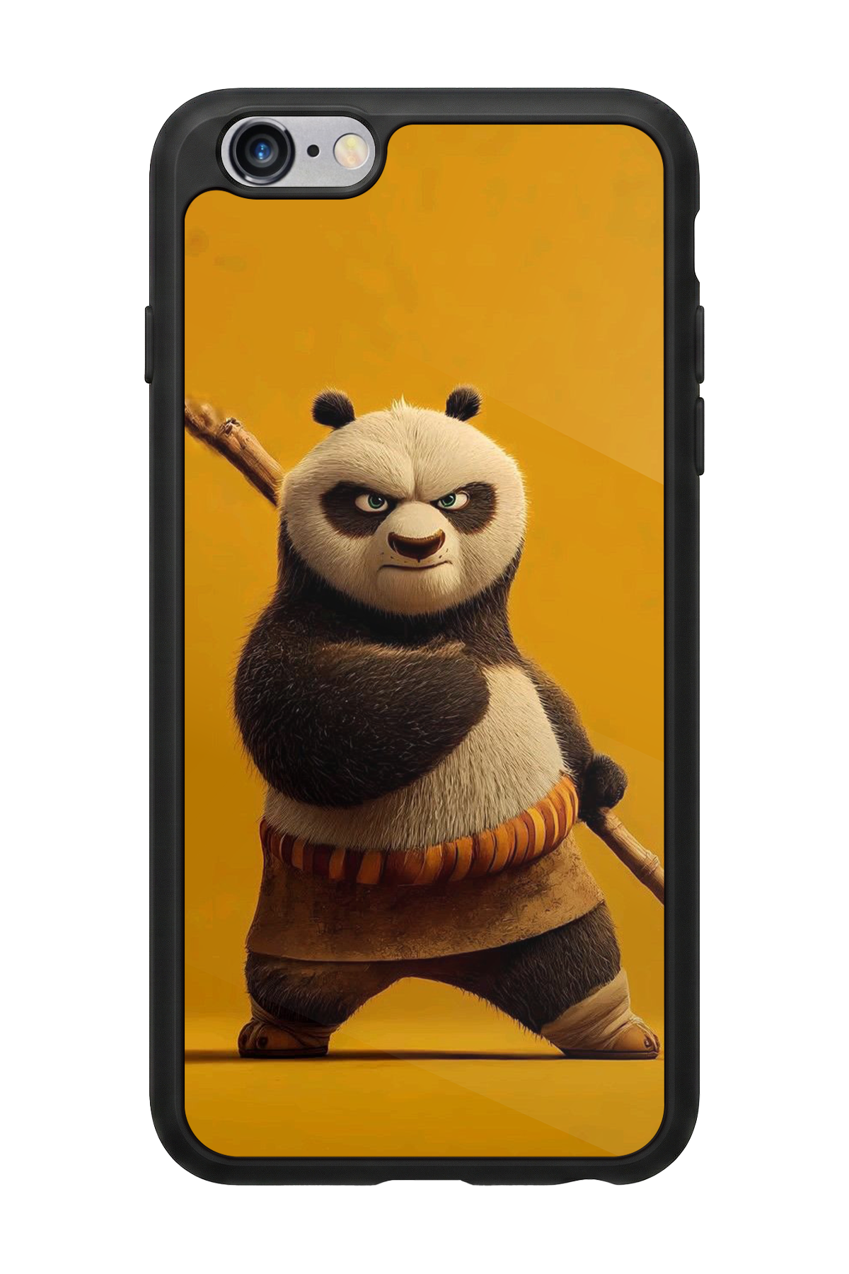 iPhone 6s Plus Uyumlu Kung Fu Panda Tasarımlı Glossy Premium Kılıf