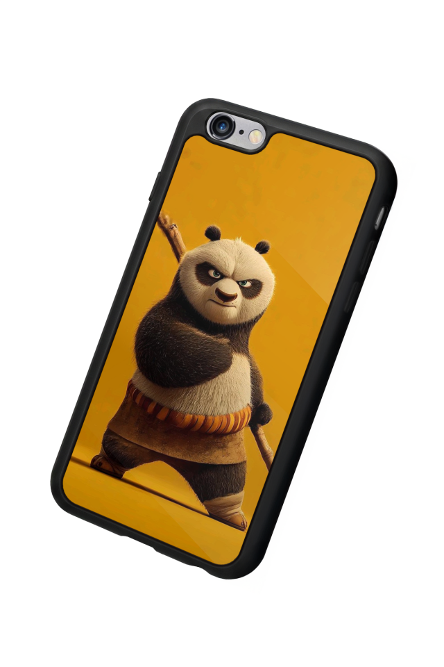iPhone 6s Plus Uyumlu Kung Fu Panda Tasarımlı Glossy Premium Kılıf