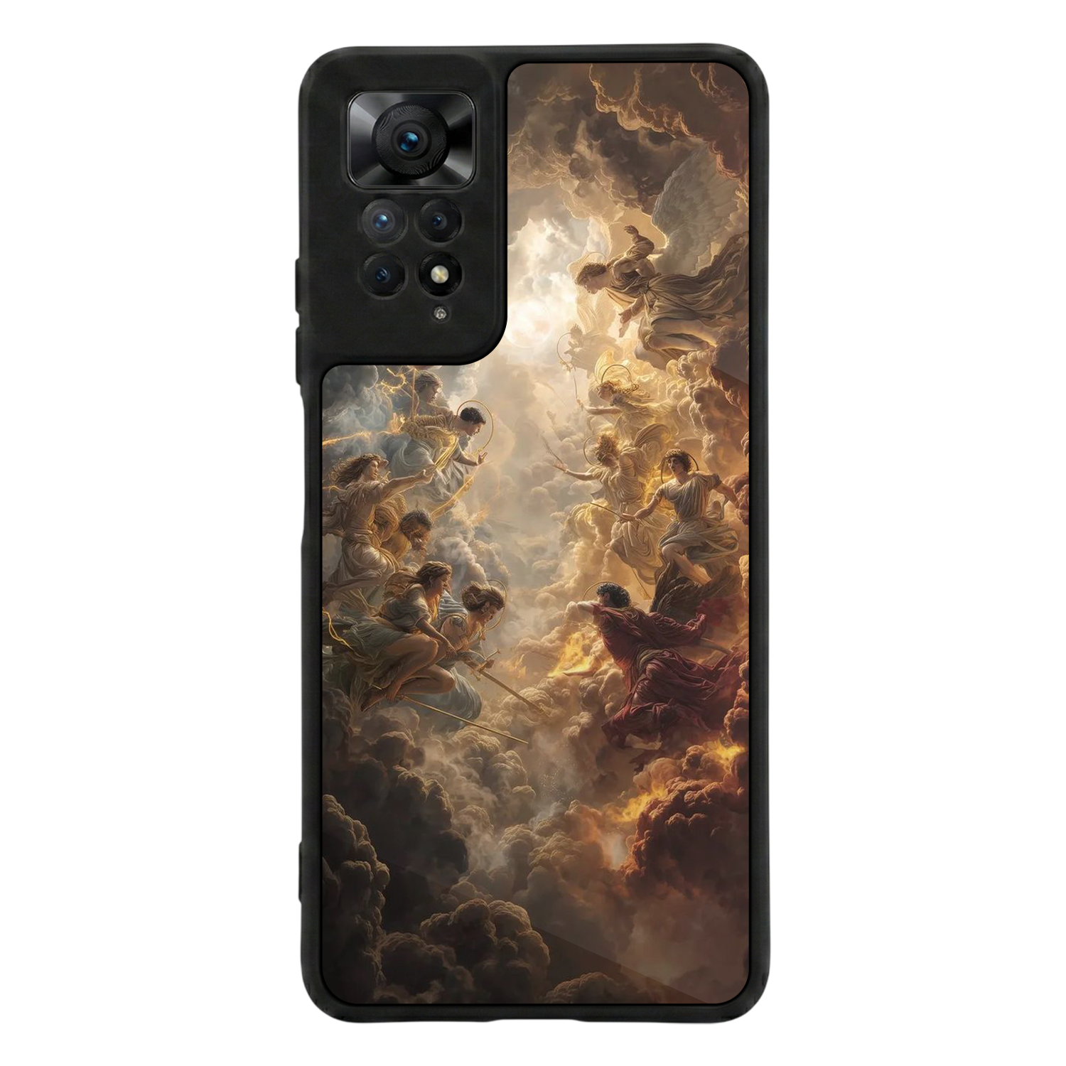 Xiaomi Redmi Note 12 Pro Uyumlu Melek Tasarımlı Glossy Premium Kılıf