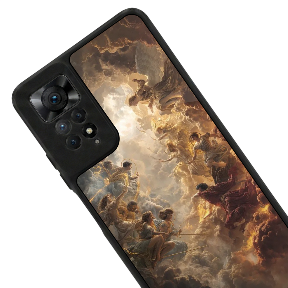 Xiaomi Redmi Note 12 Pro Uyumlu Melek Tasarımlı Glossy Premium Kılıf