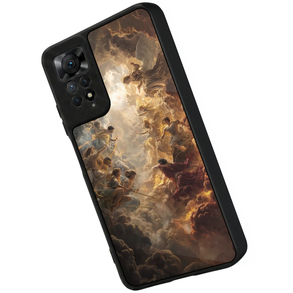 Xiaomi Redmi Note 12 Pro Uyumlu Melek Tasarımlı Glossy Premium Kılıf