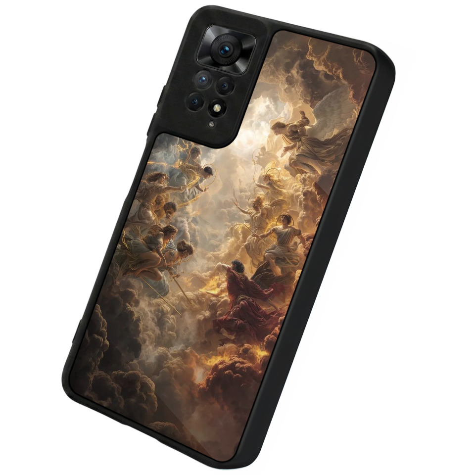 Xiaomi Redmi Note 12 Pro Uyumlu Melek Tasarımlı Glossy Premium Kılıf
