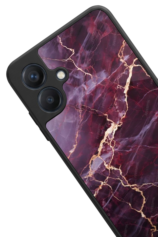 Samsung Galaxy A07 Uyumlu Mermer Marble Tasarımlı Glossy Premium Kılıf