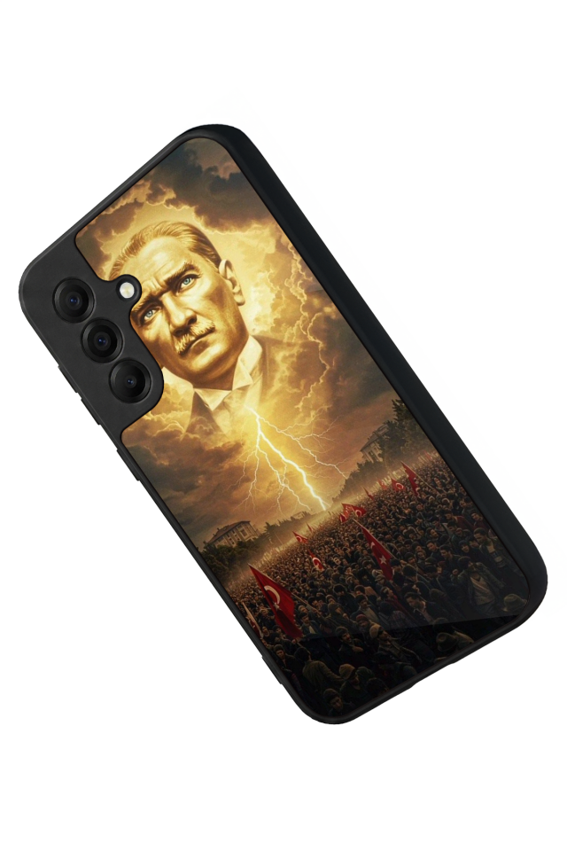 Samsung Galaxy A17 Uyumlu Mustafa Kemal Ataturk Tasarımlı Glossy Premium Kılıf