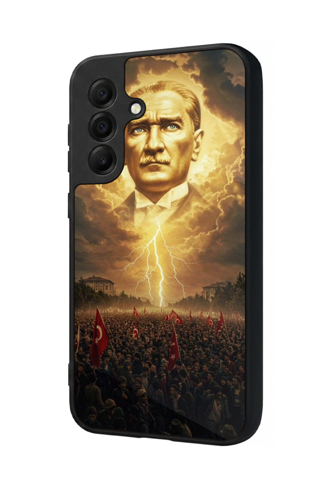Samsung Galaxy A17 Uyumlu Mustafa Kemal Ataturk Tasarımlı Glossy Premium Kılıf