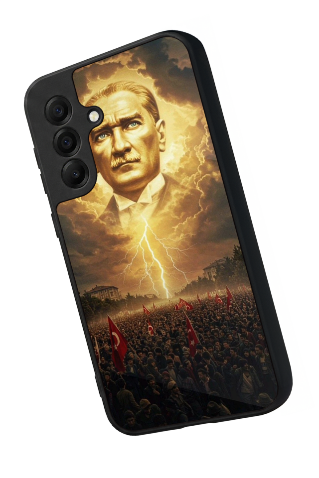 Samsung Galaxy A17 Uyumlu Mustafa Kemal Ataturk Tasarımlı Glossy Premium Kılıf