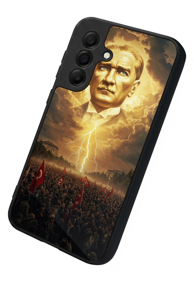 Samsung Galaxy A17 Uyumlu Mustafa Kemal Ataturk Tasarımlı Glossy Premium Kılıf