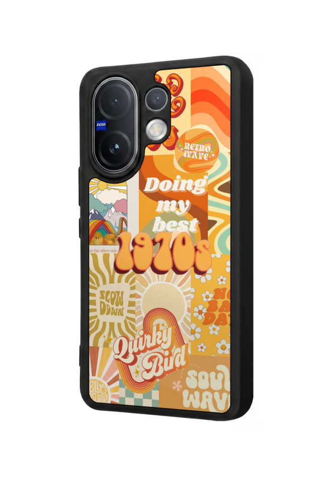 Vivo V60 Uyumlu Poster Tasarımlı Glossy Premium Kılıf