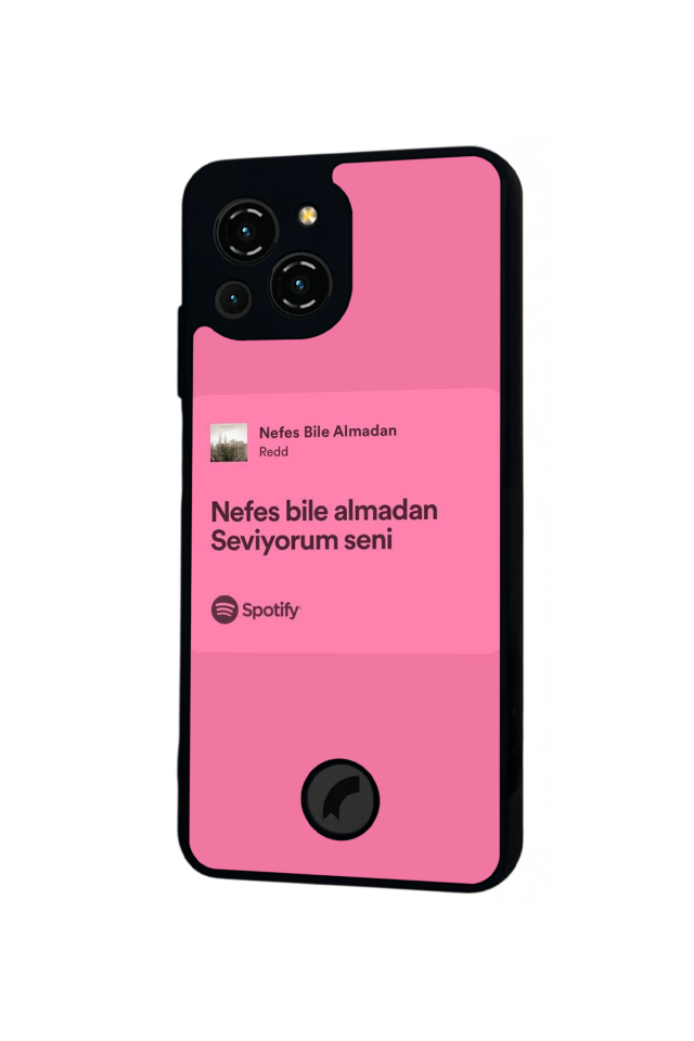 Reeder S23 Pro Max Uyumlu Sarki Sozleri Tasarımlı Glossy Premium Kılıf