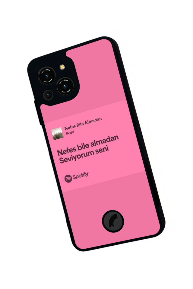 Reeder S23 Pro Max Uyumlu Sarki Sozleri Tasarımlı Glossy Premium Kılıf