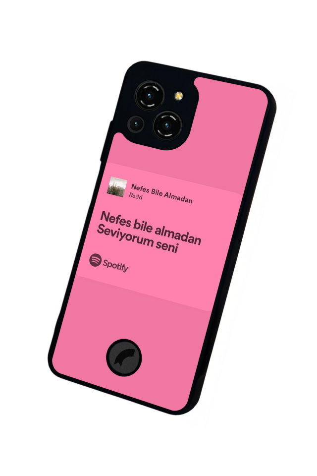 Reeder S23 Pro Max Uyumlu Sarki Sozleri Tasarımlı Glossy Premium Kılıf