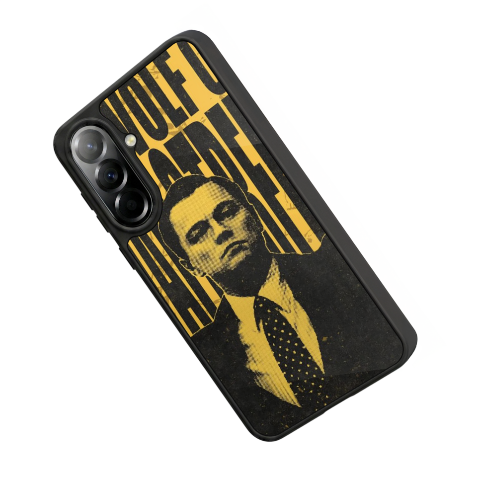 Samsung Galaxy A37 Uyumlu TheWolf Tasarımlı Glossy Premium Kılıf