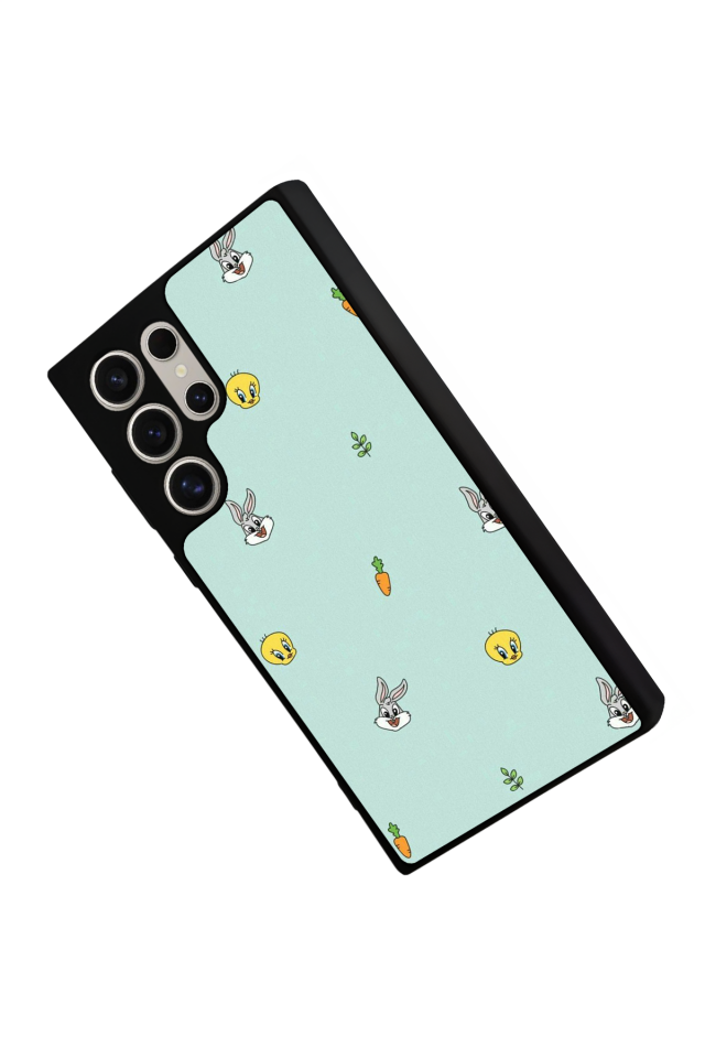 Samsung Galaxy S22 Ultra Uyumlu Tweety Tasarımlı Glossy Premium Kılıf