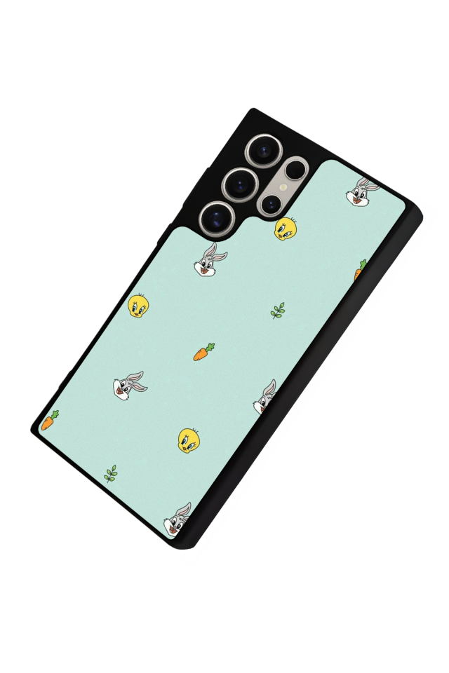 Samsung Galaxy S22 Ultra Uyumlu Tweety Tasarımlı Glossy Premium Kılıf