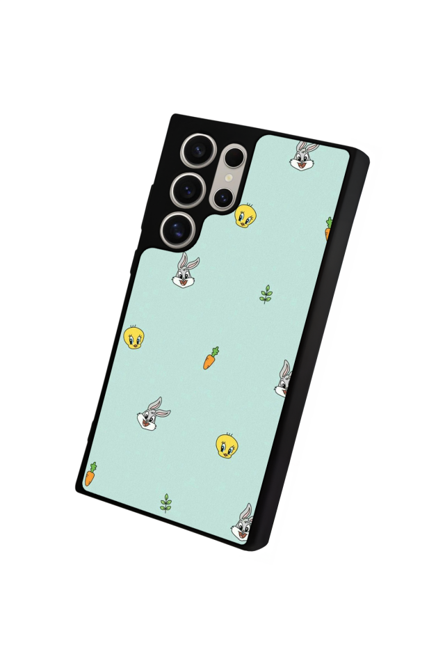 Samsung Galaxy S22 Ultra Uyumlu Tweety Tasarımlı Glossy Premium Kılıf