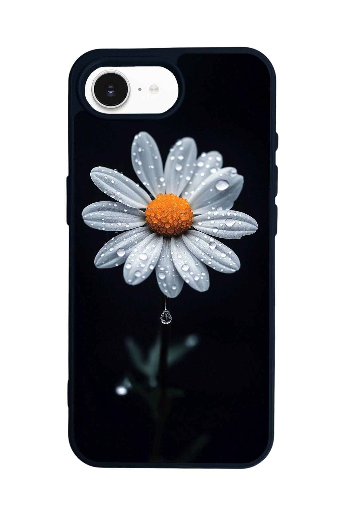 iPhone 16E Uyumlu Cicek Tasarımlı Glossy Premium Kılıf