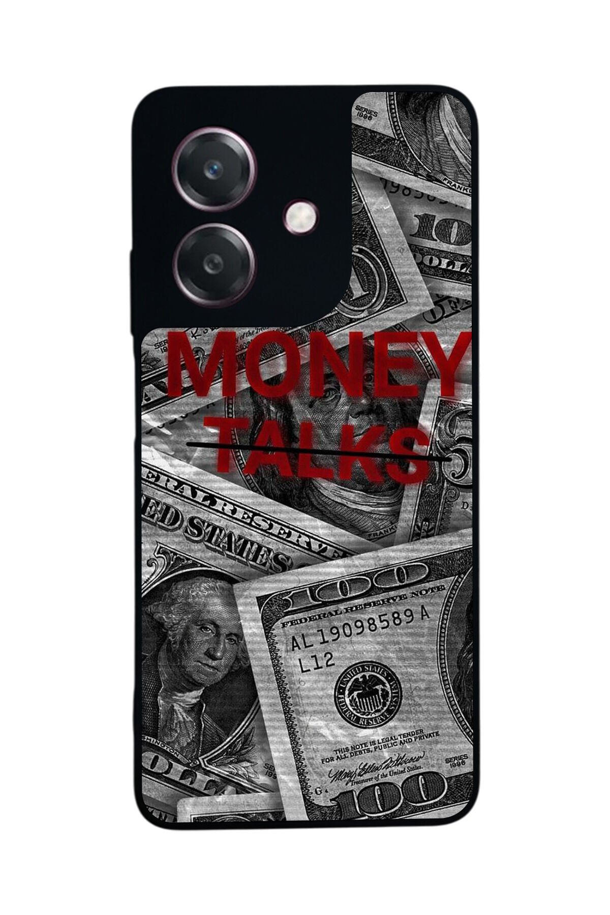 Oppo A3 5G Uyumlu Money Para Tasarımlı Glossy Premium Kılıf