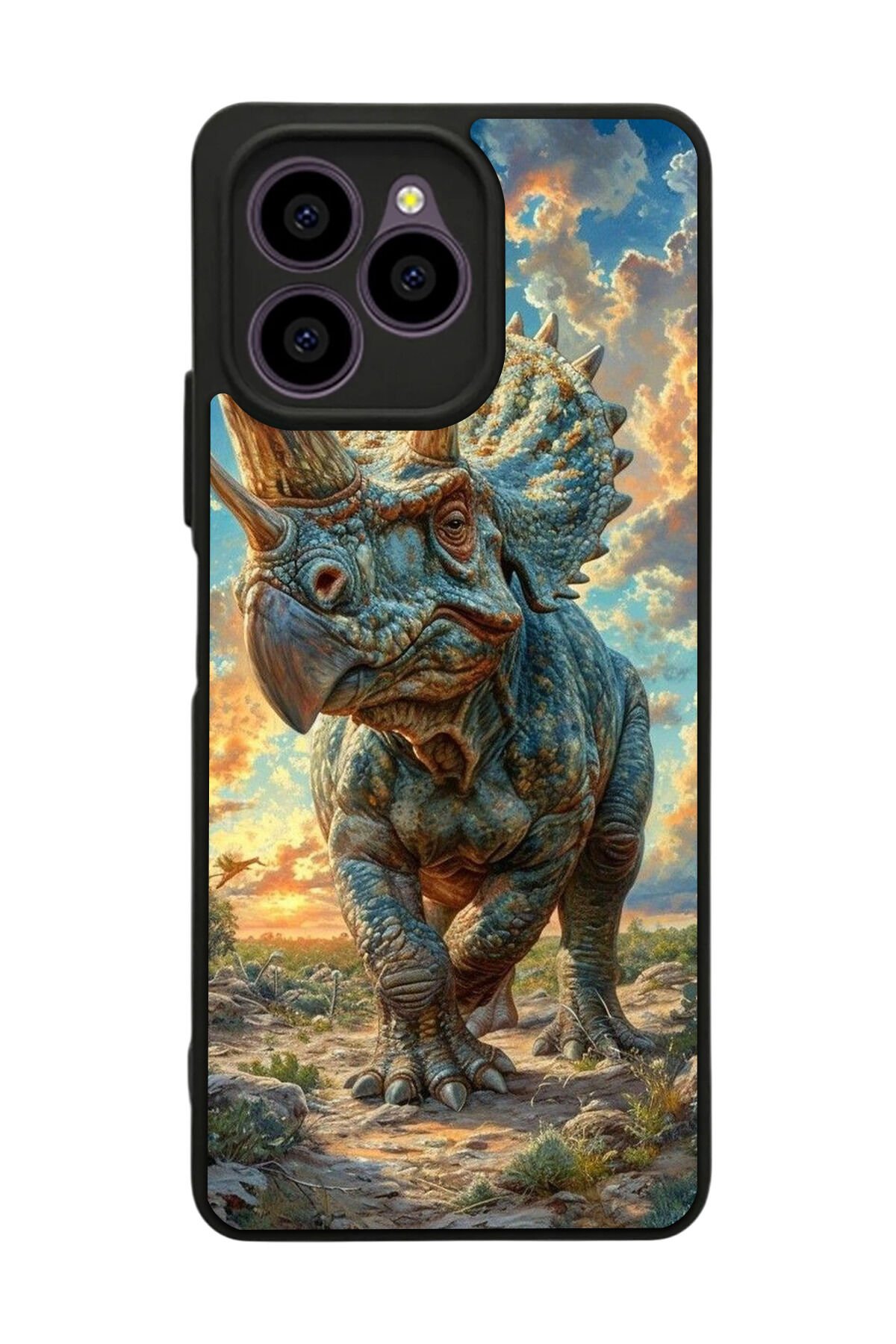 Omix X6 Uyumlu Dinazor Tasarımlı Glossy Premium Kılıf