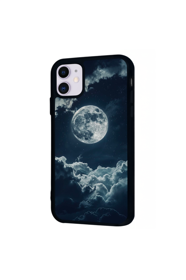 iPhone 11 Uyumlu Ay Tasarımlı Glossy Premium Kılıf