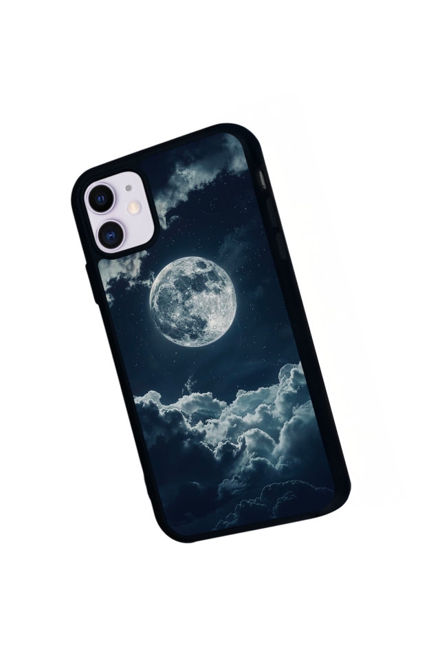 iPhone 11 Uyumlu Ay Tasarımlı Glossy Premium Kılıf