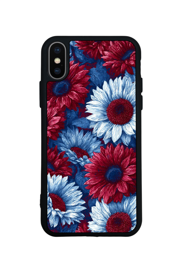 iPhone XS Max Uyumlu Cicek Tasarımlı Glossy Premium Kılıf