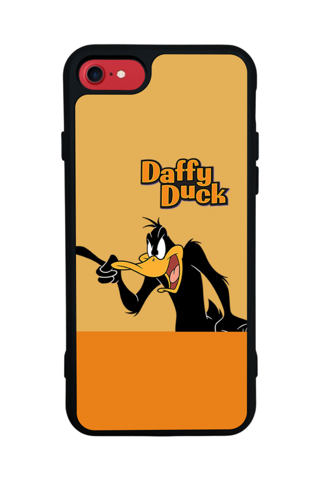 iPhone SE Uyumlu Daffy duck Tasarımlı Glossy Premium Kılıf
