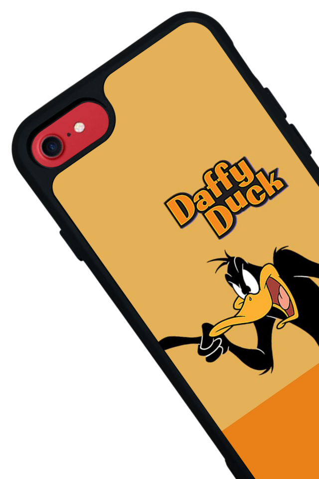 iPhone SE Uyumlu Daffy duck Tasarımlı Glossy Premium Kılıf